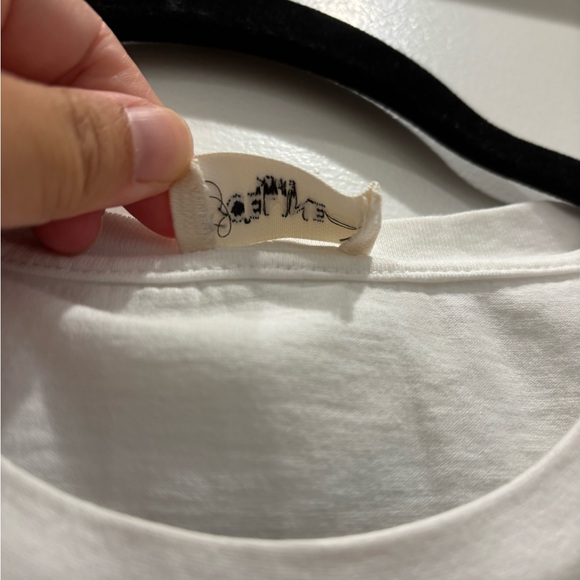 Celine Logo Cotton Tee - Picture 5 of 9